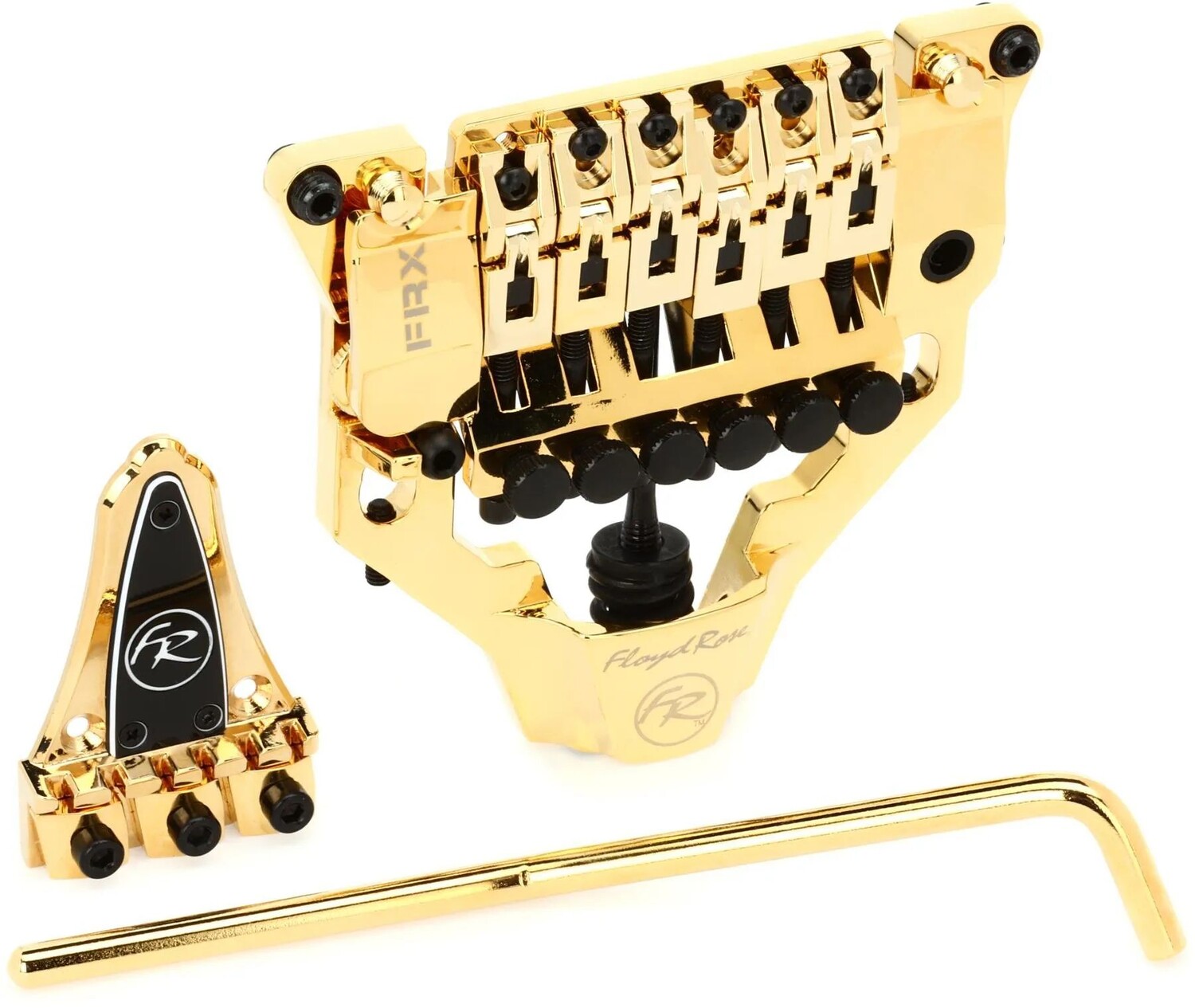 

Тремоло-система Floyd Rose FRTX03000 FRX с верхним креплением — золото