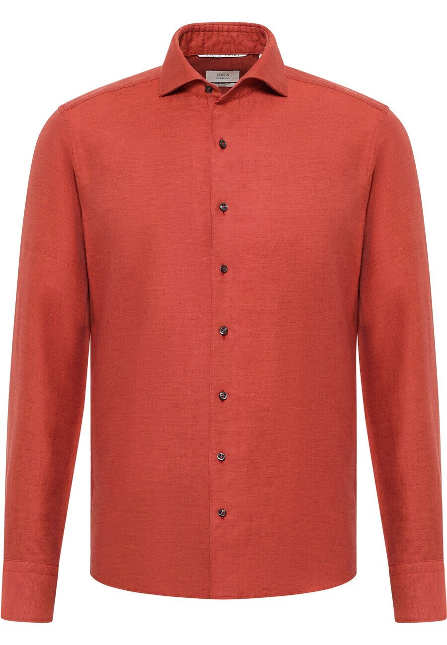 

Рубашка ETERNA Slim fit Button Up, темно-красный