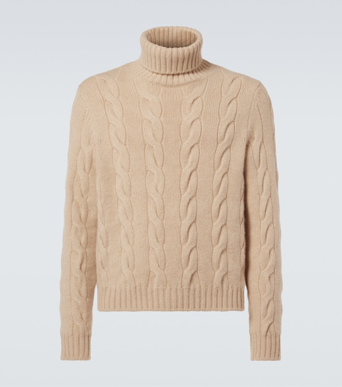 

Кашемировый свитер с косами Loro Piana, цвет creamy cashmere melange