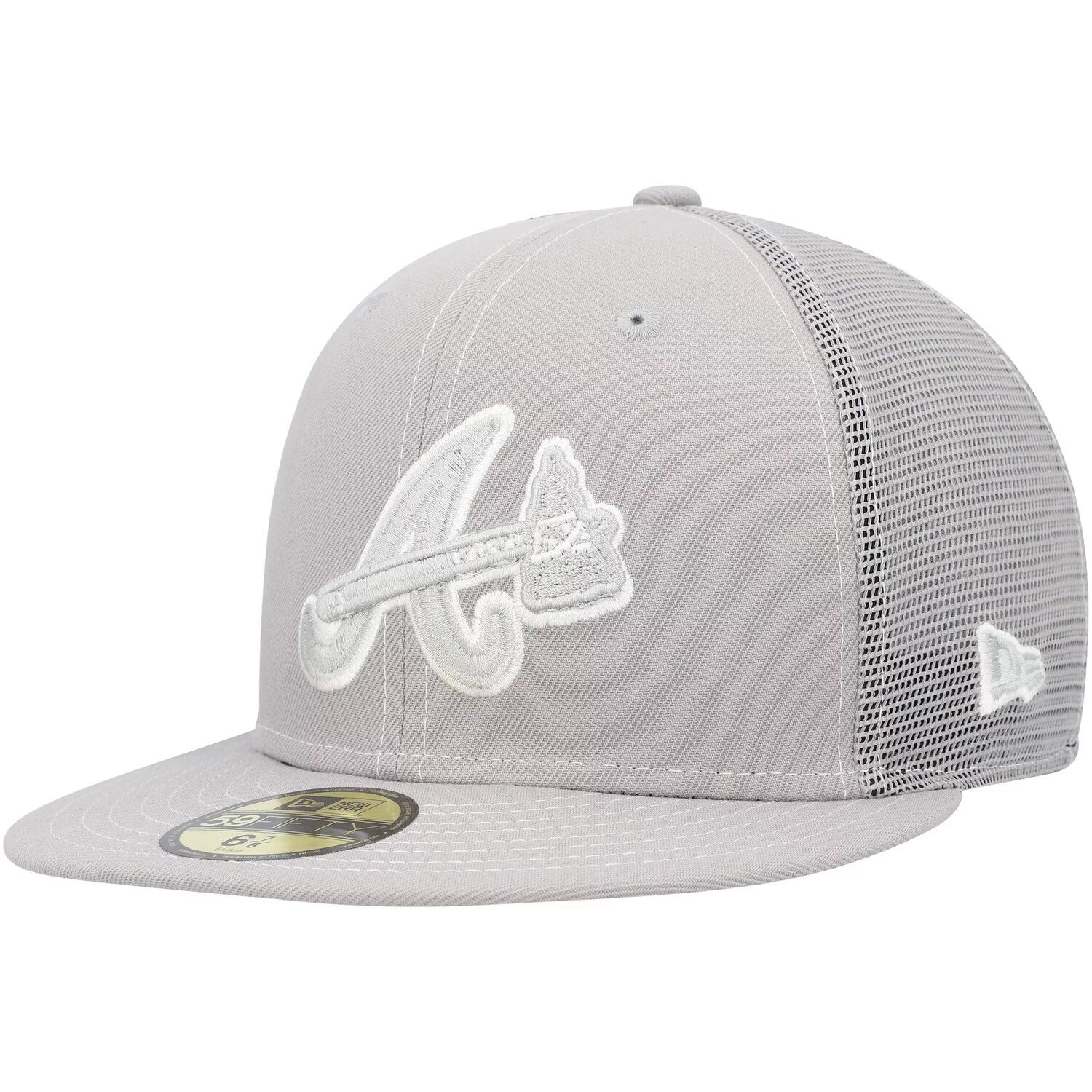 

Мужская серая кепка New Era Atlanta Braves 2023 для тренировки мяча на поле 59FIFTY