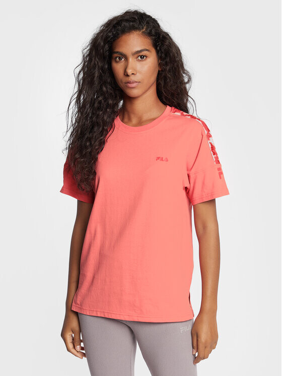 

Футболка стандартного кроя Fila, розовый