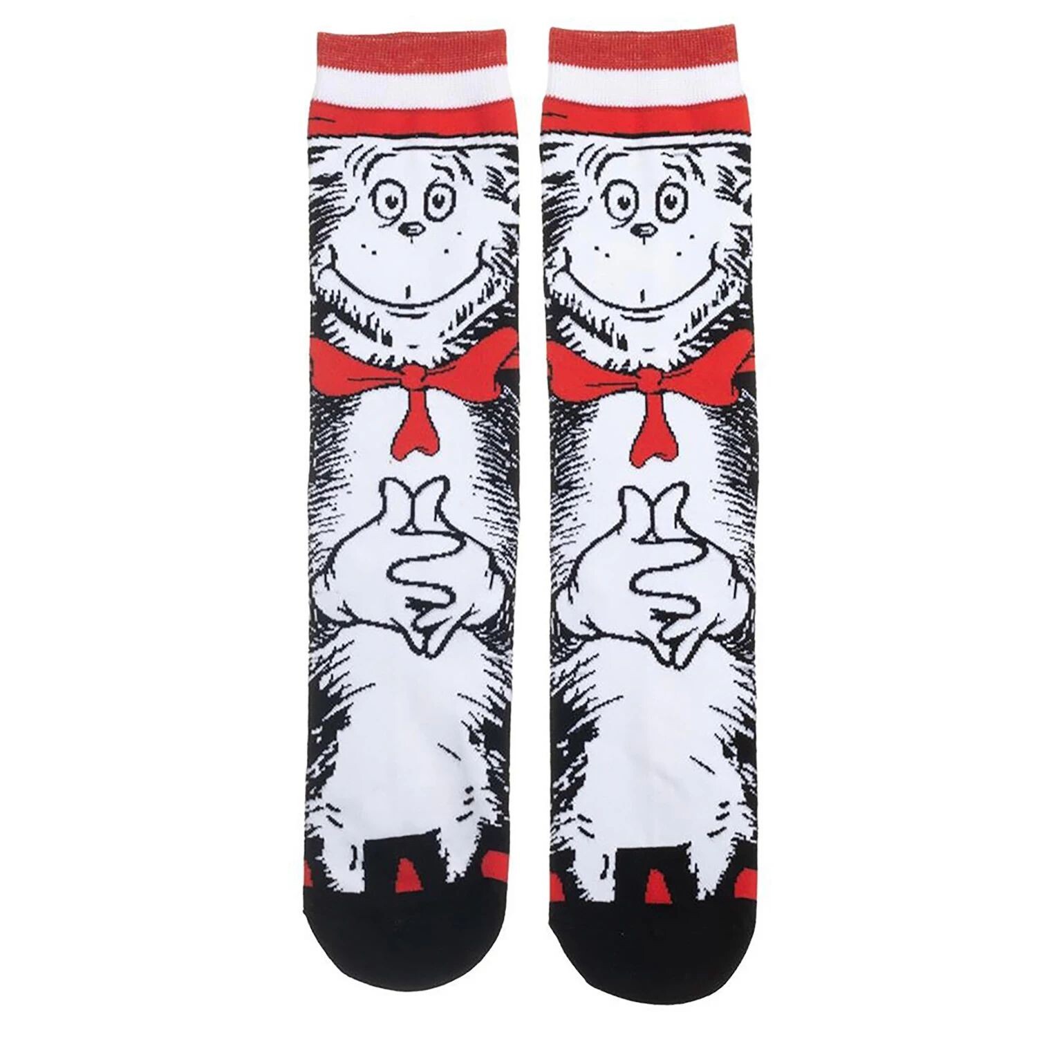 

Мужские носки Dr Seuss Cat in the Hat Crew Licensed Character