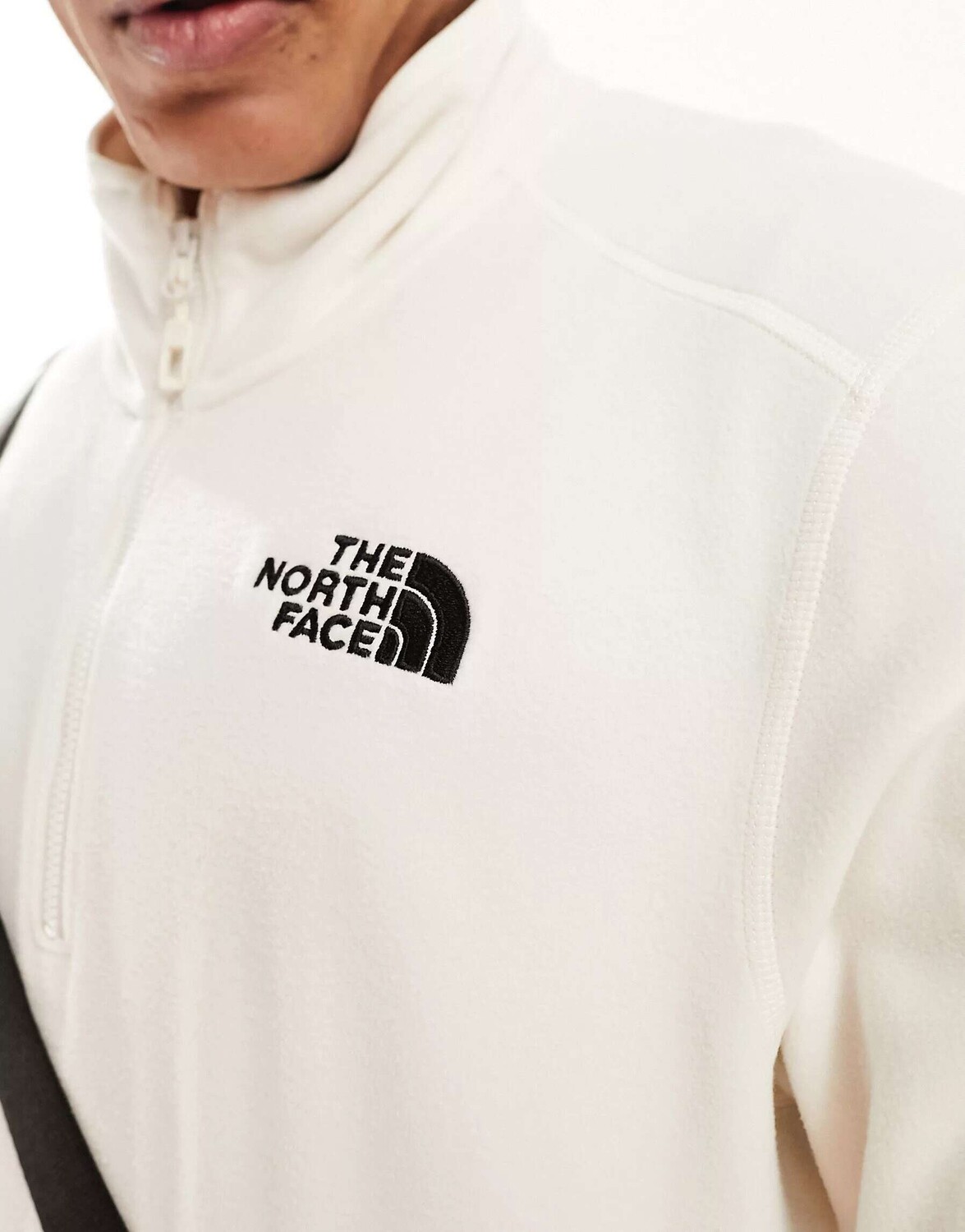 

Белые флисовые кроссовки с молнией 1/4 The North Face Glacier 100, Белый