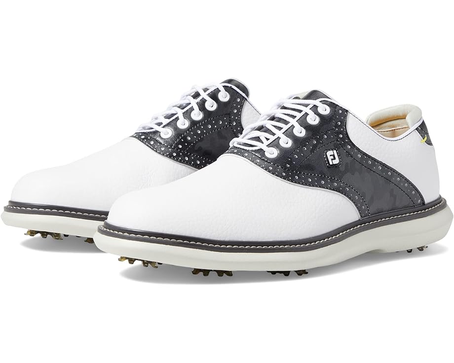 Кроссовки FootJoy Traditions Golf Shoes, цвет White/Camo
