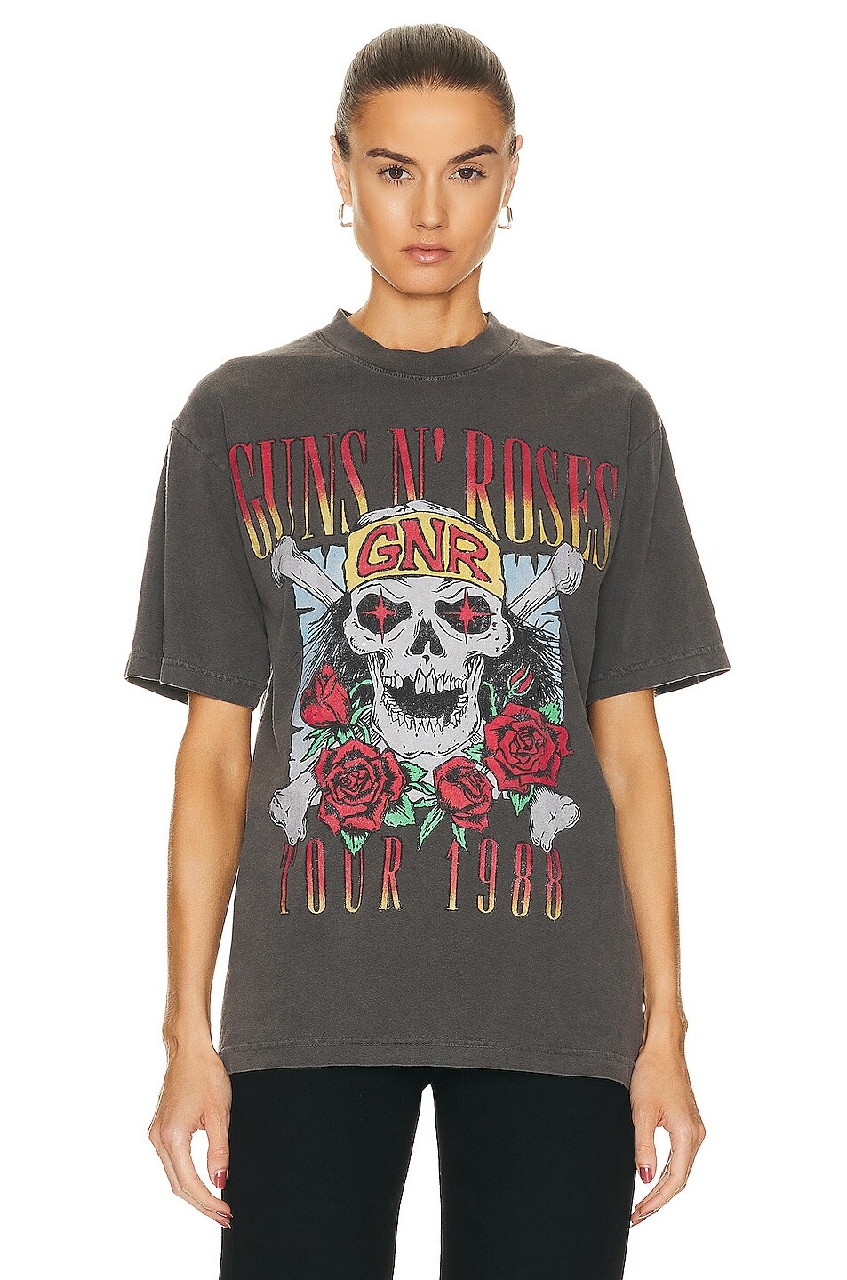 

Футболка Sixthreeseven Guns N' Roses Welcome To The Jungle, цвет Washed Black
