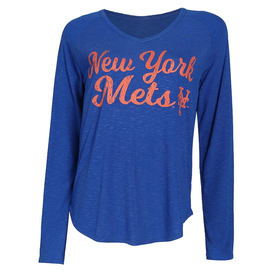 

Футболка с длинным рукавом Concepts Sport New York Mets, роял