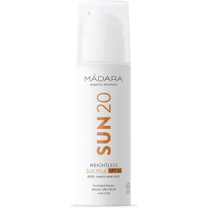 Madara Cosmetics Sun20 Невесомое солнцезащитное молочко Spf20, Mádara