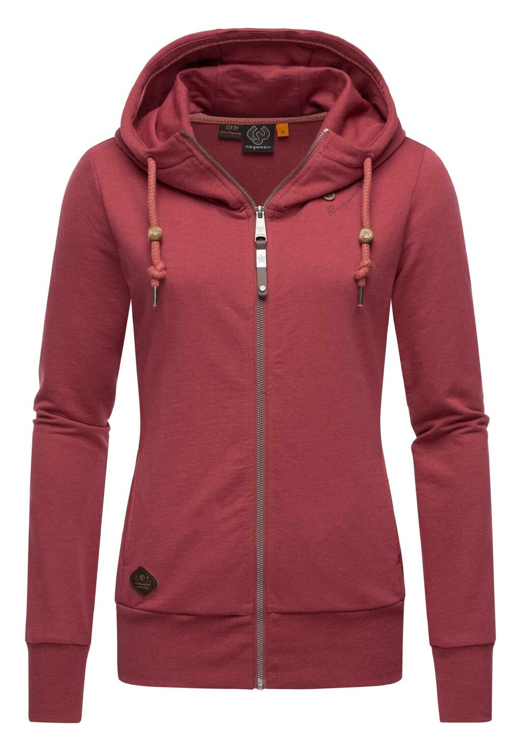 

Толстовка на молнии PAYA INTL Ragwear, малиновый, Красный