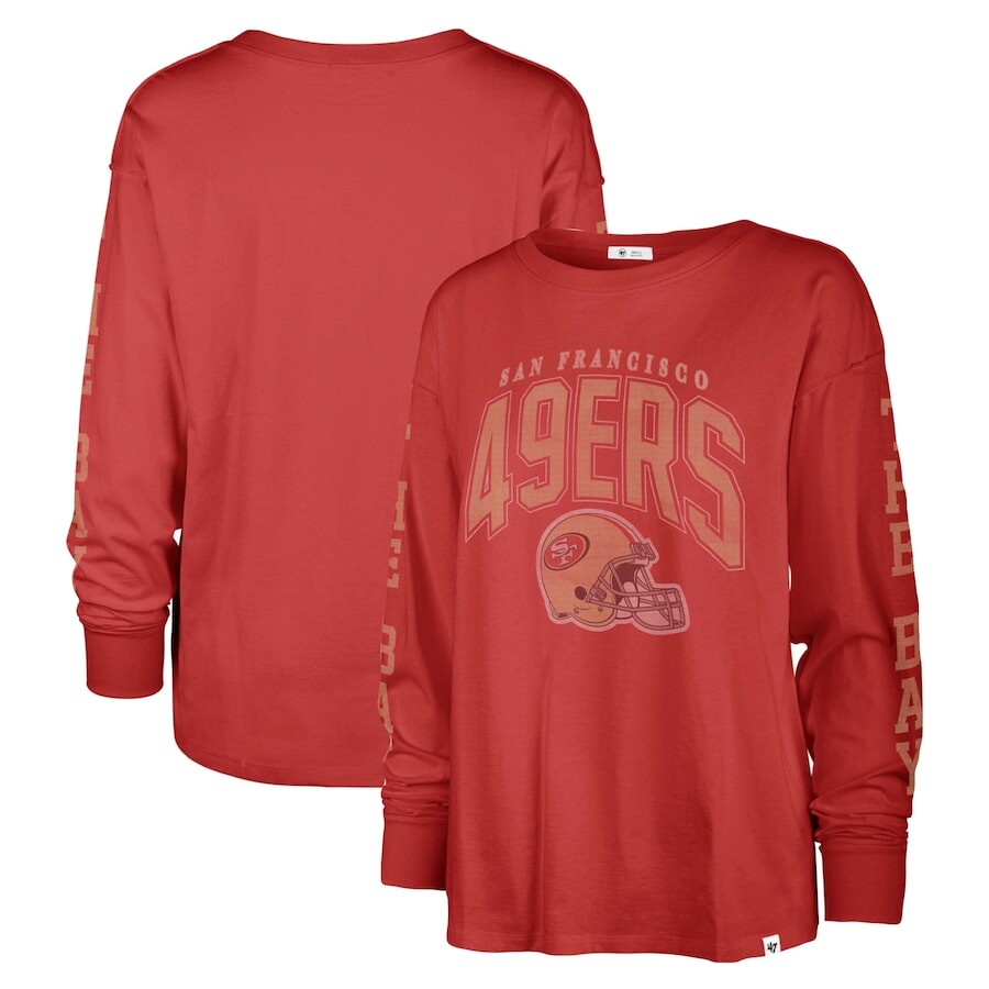 

Футболка с длинным рукавом 47 San Francisco 49Ers, алый
