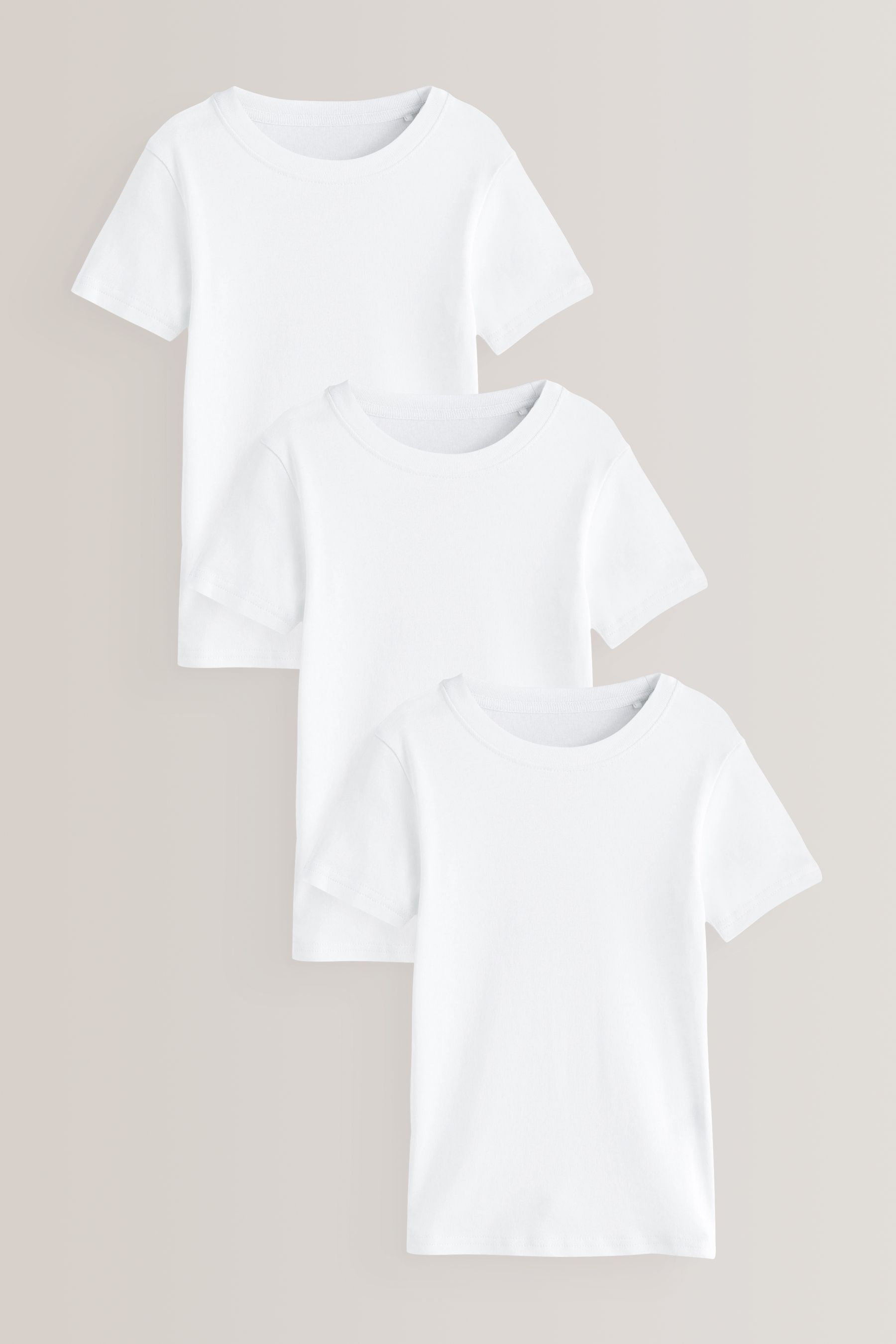 3 футболки Next, белый