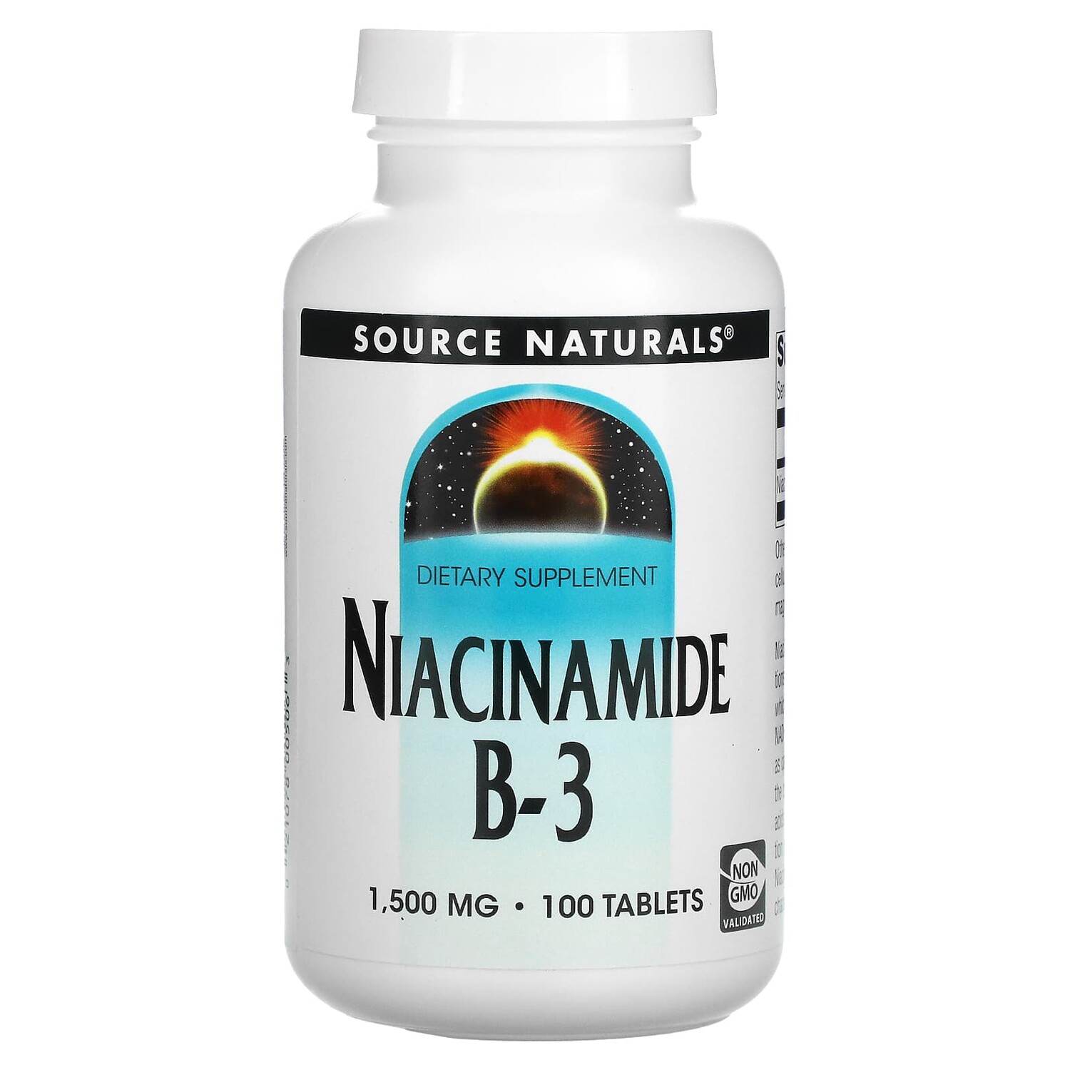 

Ниацинамид B3, 1500 мг, 100 таблеток, Source Naturals