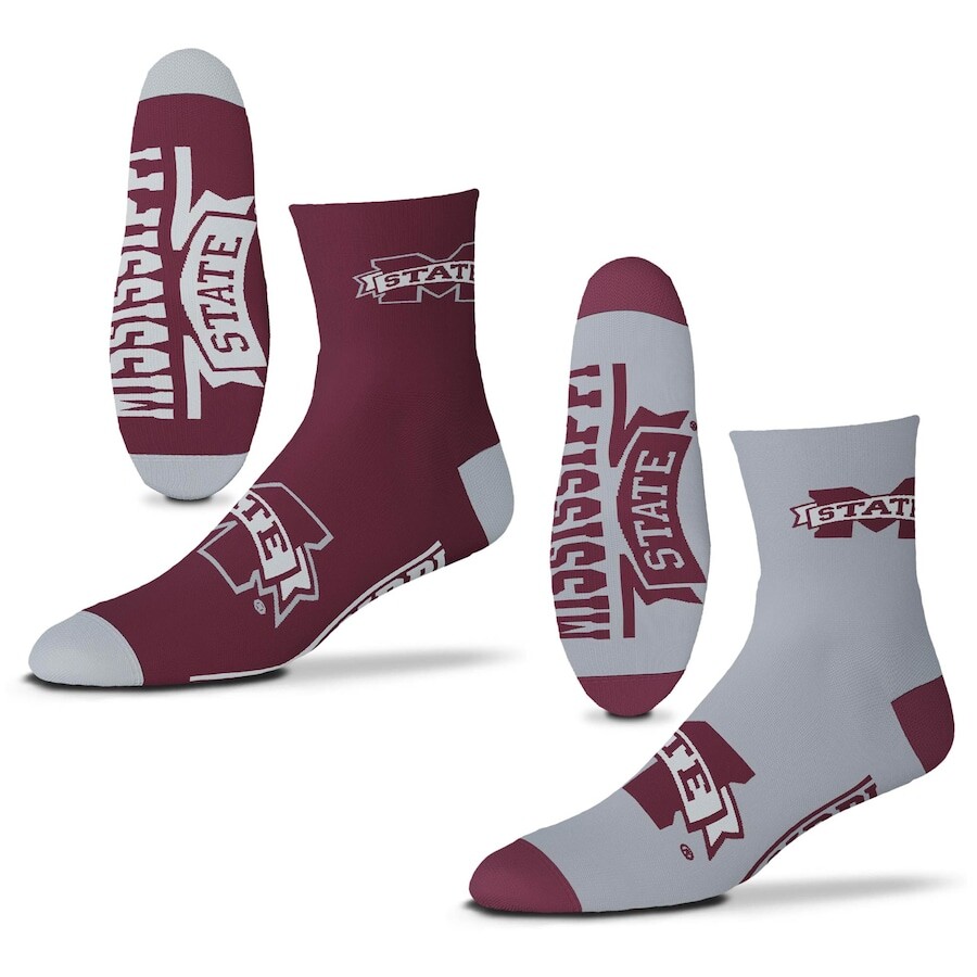 

Носки For Bare Feet Mississippi State Bulldogs