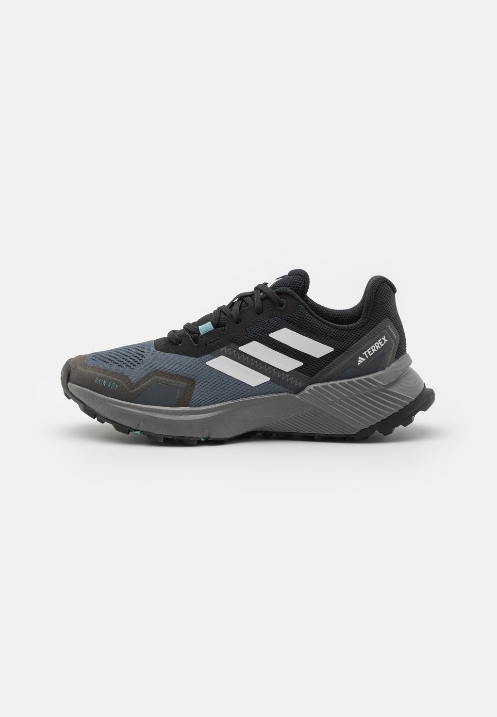 Кроссовки для трейлраннинга SOULSTRIDE Adidas Terrex, цвет core black/crystal white/grey four