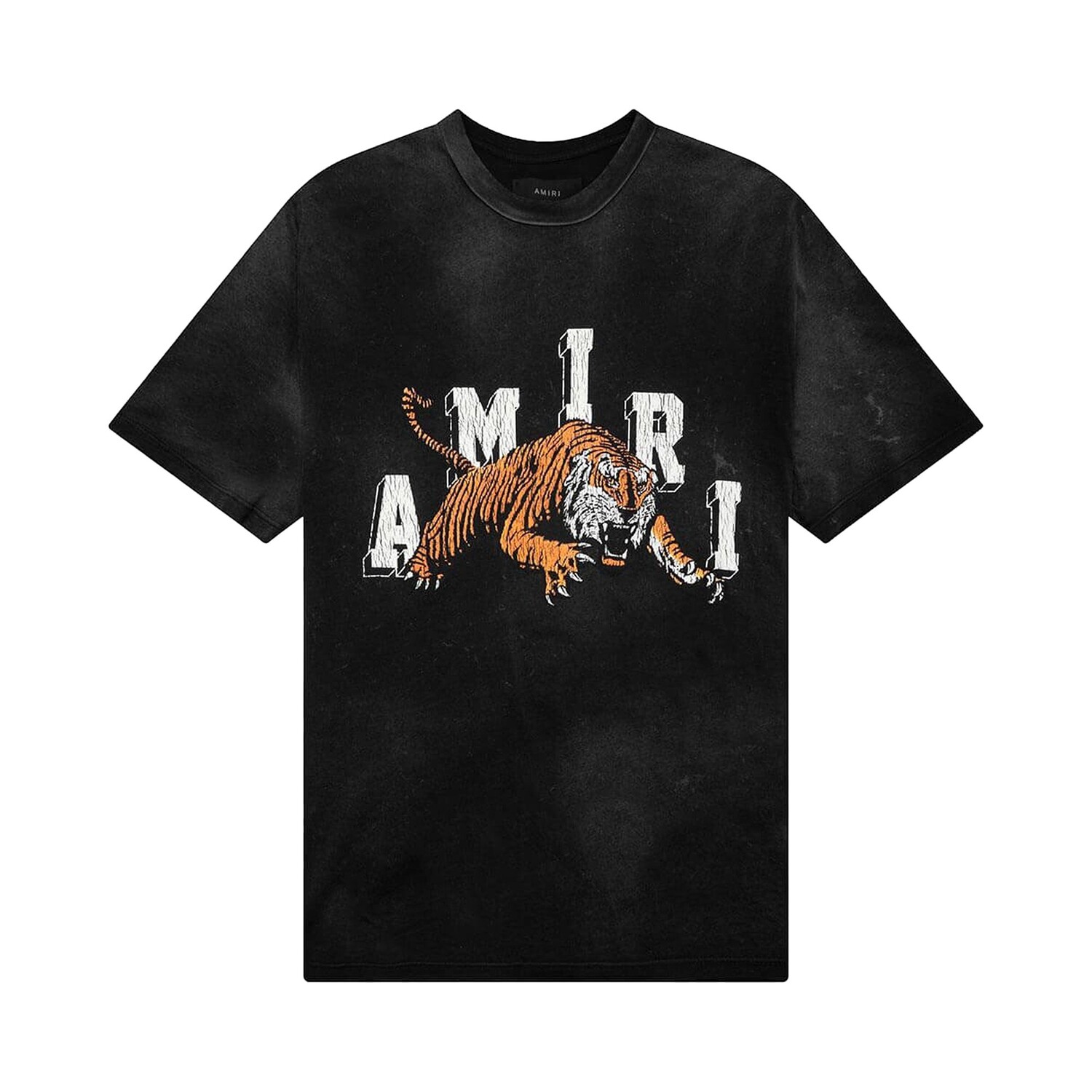 

Футболка Amiri Vintage Tiger, черная, Черный
