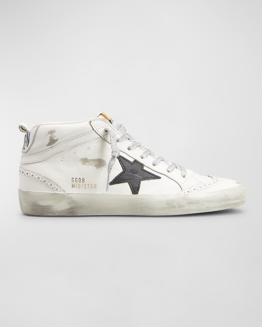 

Кожаные кроссовки Mid Star Golden Goose