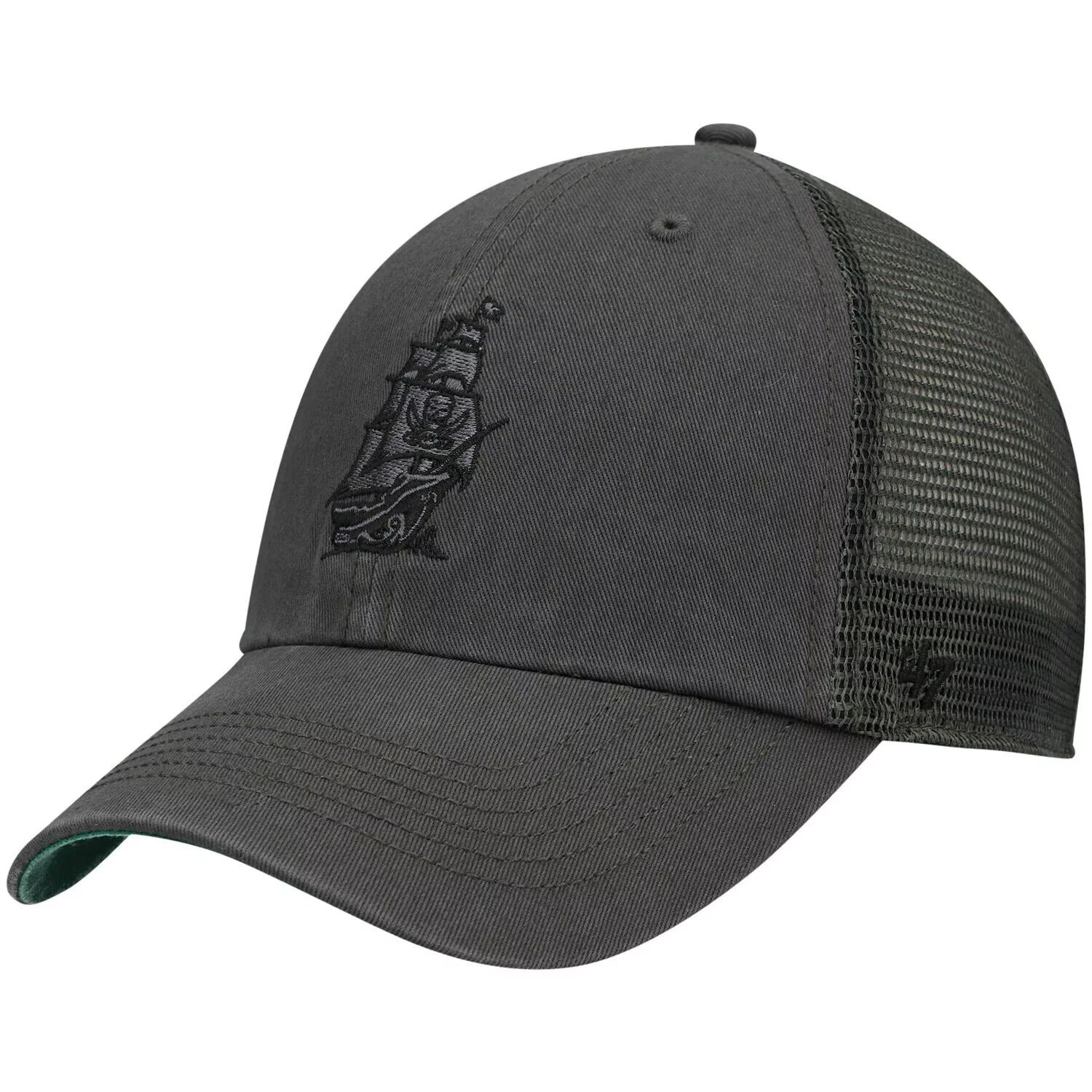 

Мужская угольная кепка Tampa Bay Buccaneers Trawler Clean Up Trucker Snapback '47