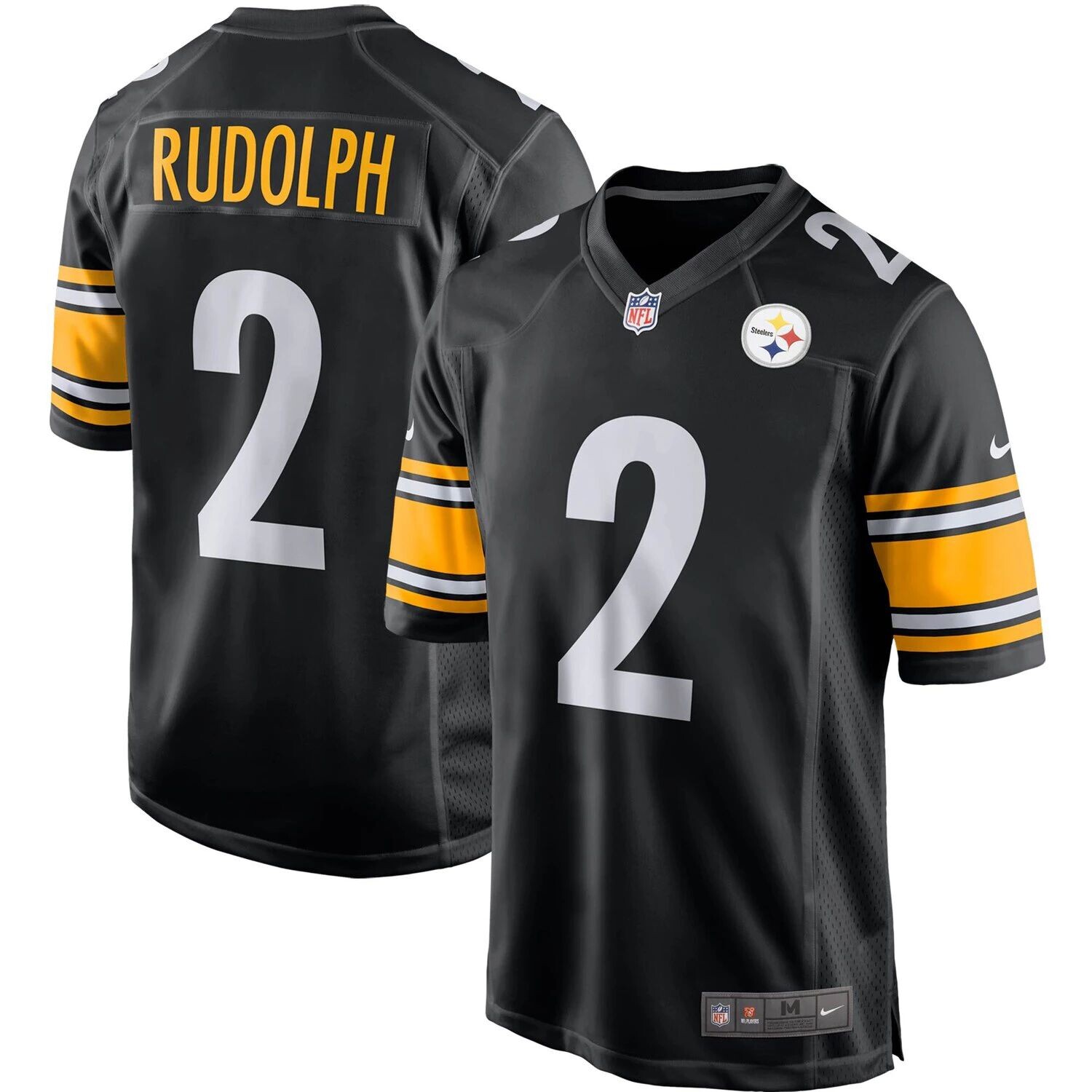

Мужское джерси Mason Rudolph Black Pittsburgh Steelers Game Player Nike