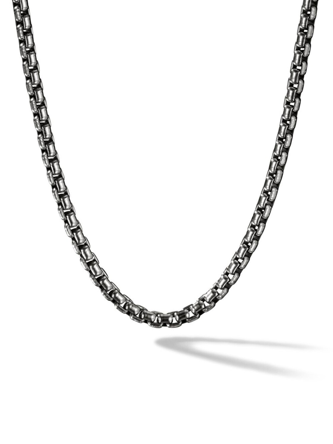 

Серебряное колье Box Chain David Yurman, серебряный