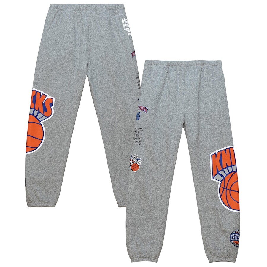 

Спортивные брюки Mitchell & Ness New York Knicks, серый
