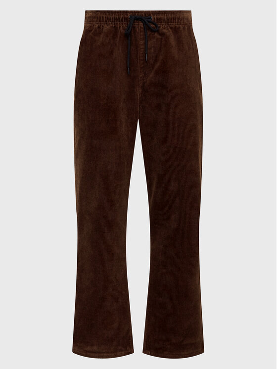 Тканевые брюки свободного кроя Volcom, коричневый
