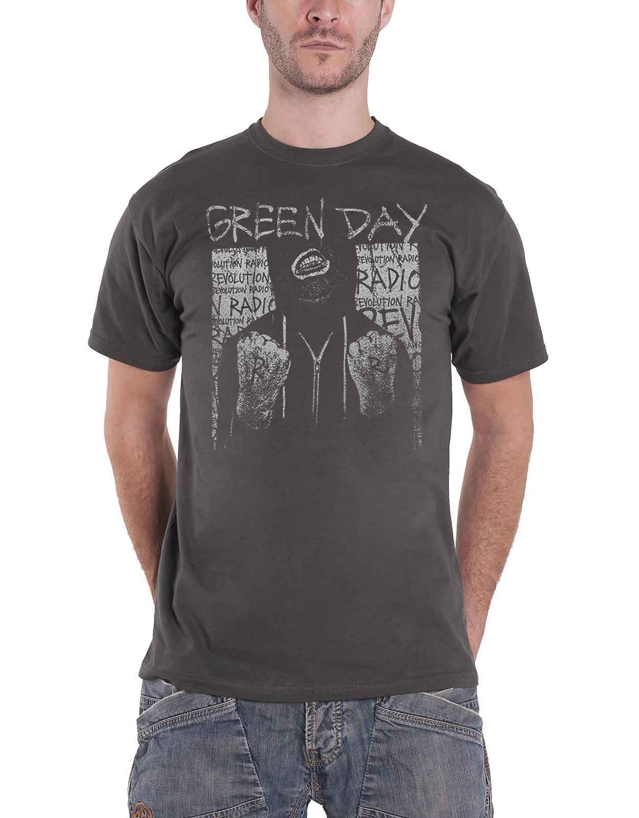 Футболка «Радио Революции» Green Day, серый футболка американский идиот green day серый