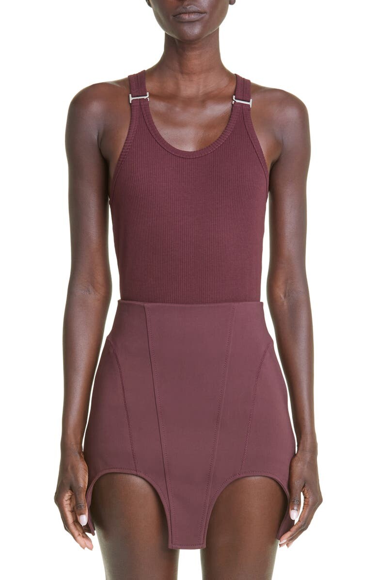 

Майка E-Hook из органического хлопка в рубчик DION LEE