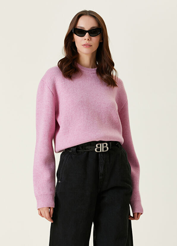 

Шерстяной свитер Balenciaga, розовый