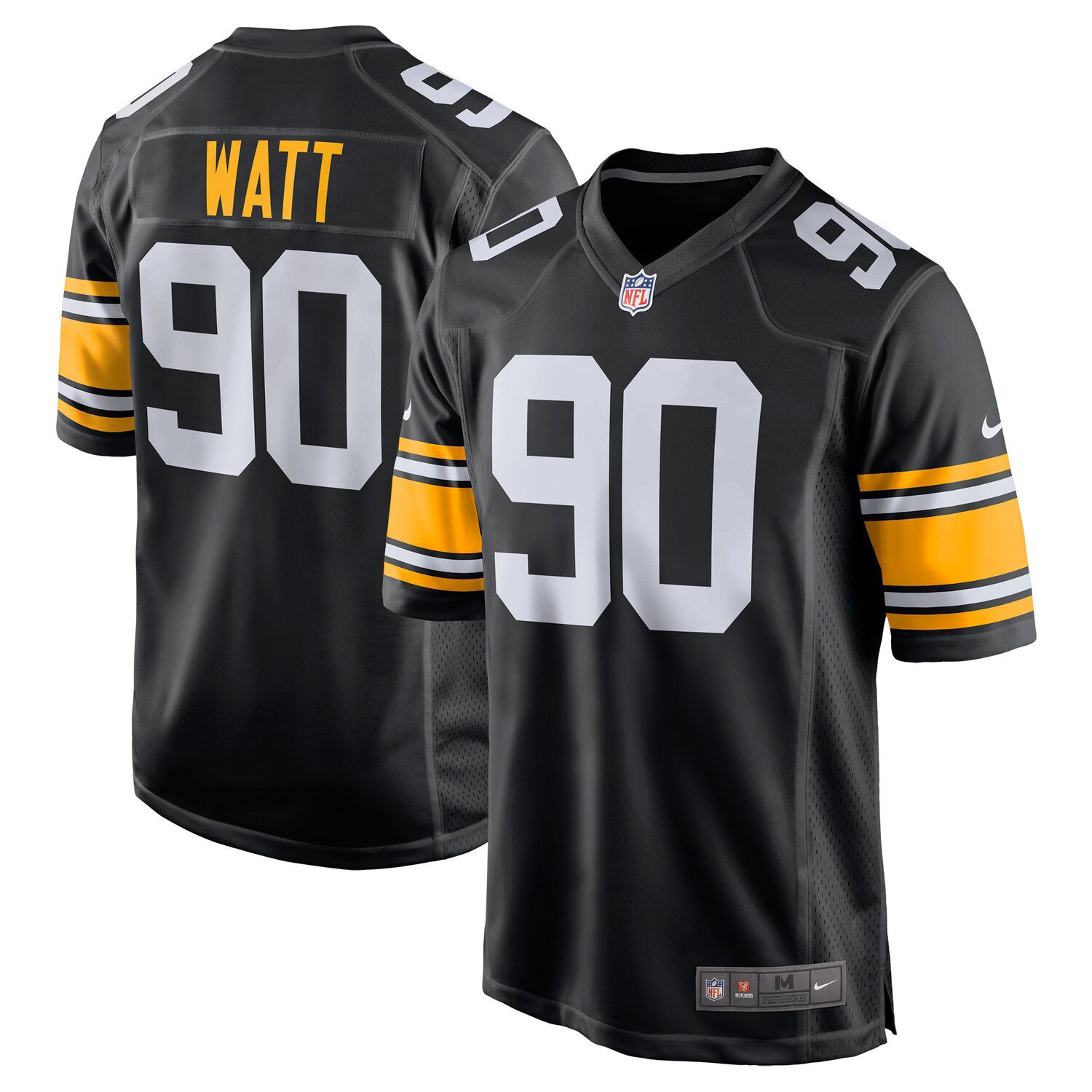 

Молодежный Nike T.J. Джерси для альтернативной игры Watt Black Pittsburg Steelers Nike