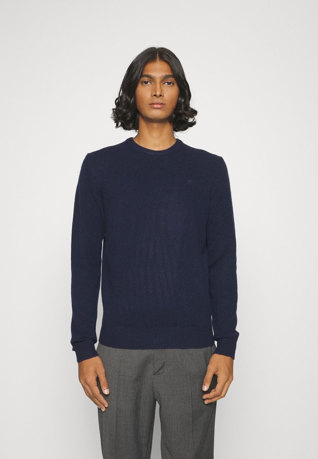 

Свитер Crew Hackett London, цвет navy