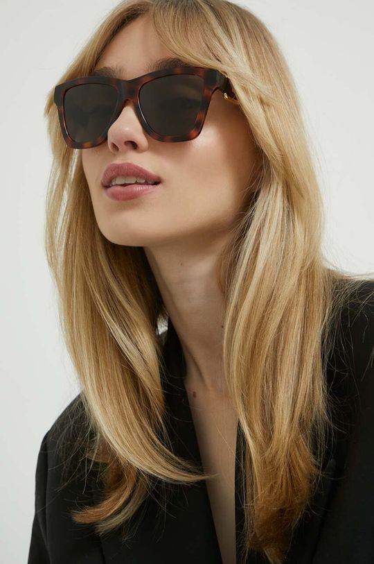 Солнцезащитные очки Moschino, коричневый солнцезащитные очки moschino mos067 s