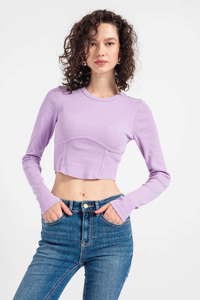 цена Корсет типа Jenny короткая блузка Only, фиолетовый