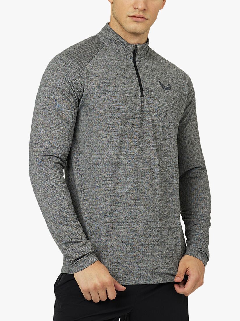 

Спортивный топ на молнии 1/4 Castore, серый