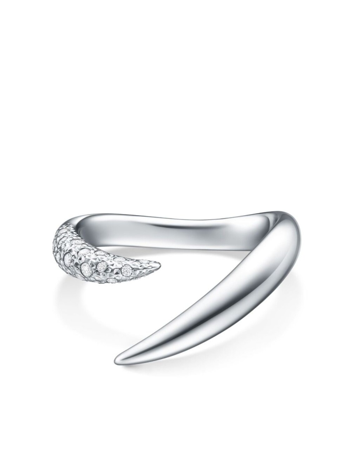 

Кольцо Collection Line Danger Horn из белого золота TASAKI, серебряный