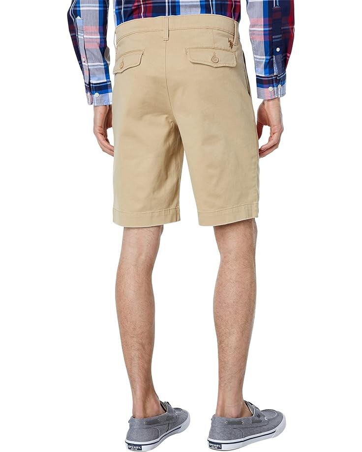 

Шорты U.S. POLO ASSN. Hartford Stretch Twill Shorts, цвет Summer Honey