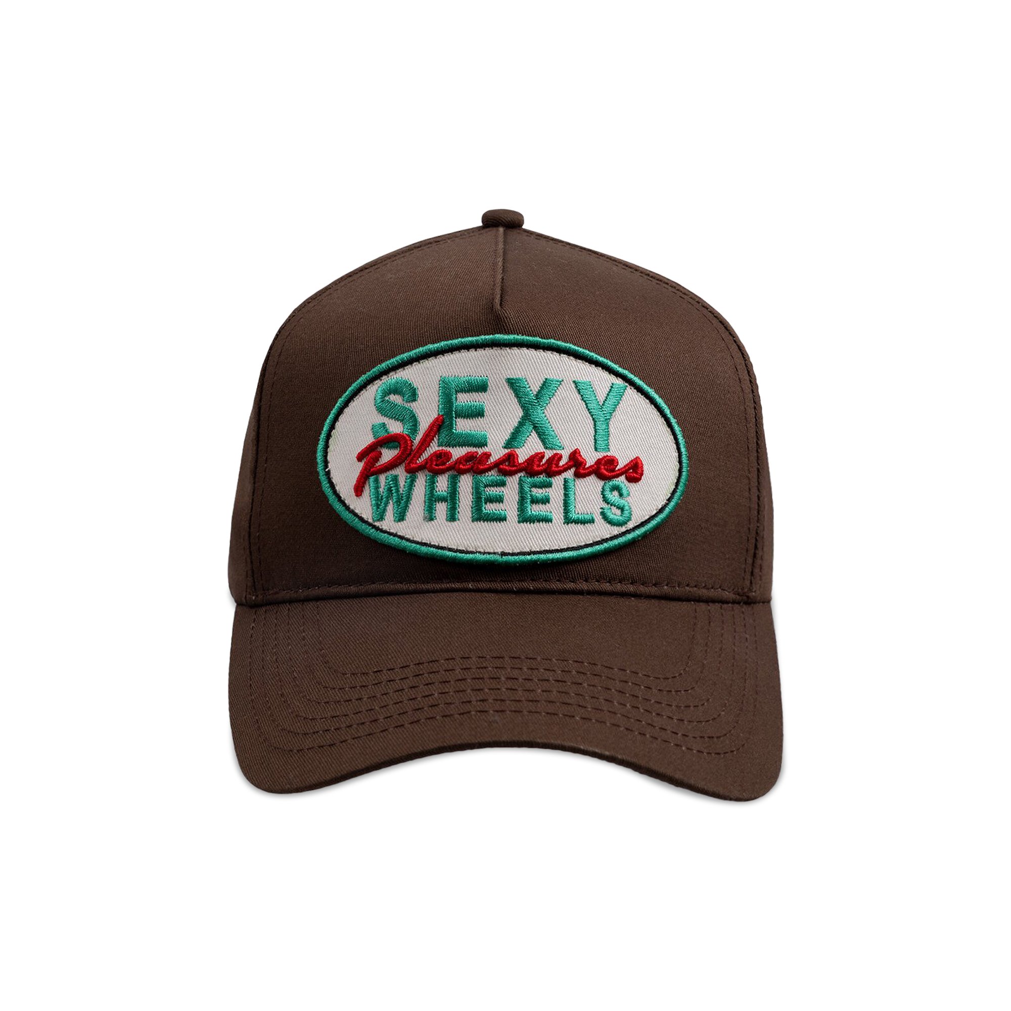 

Кепка Pleasures Wheels Snapback, коричневая