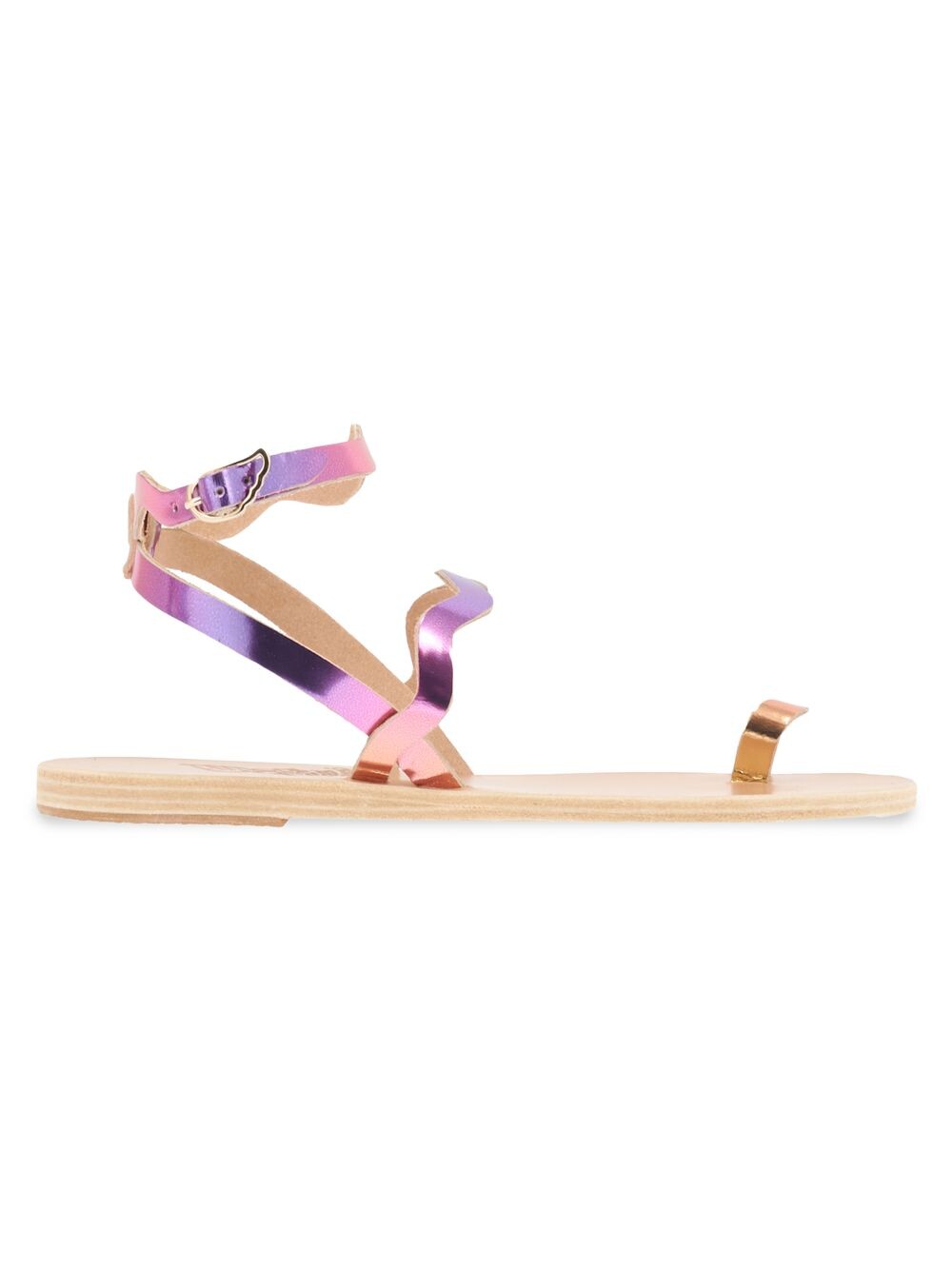 

Кожаные сандалии Elounda с голограммой Ancient Greek Sandals