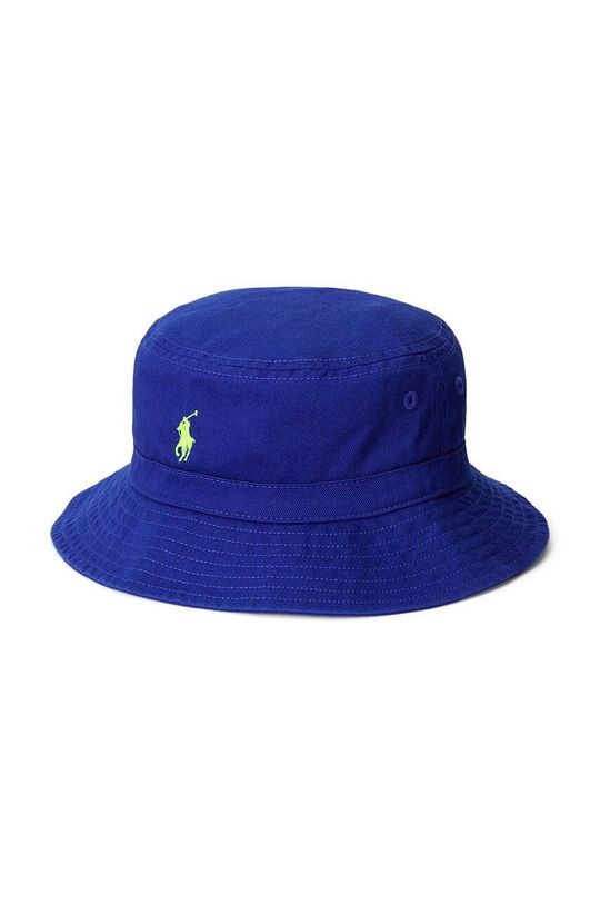

Детская хлопковая шапка Polo Ralph Lauren, темно-синий