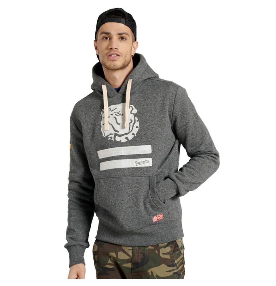 

Худи Superdry Collegiate State, серый