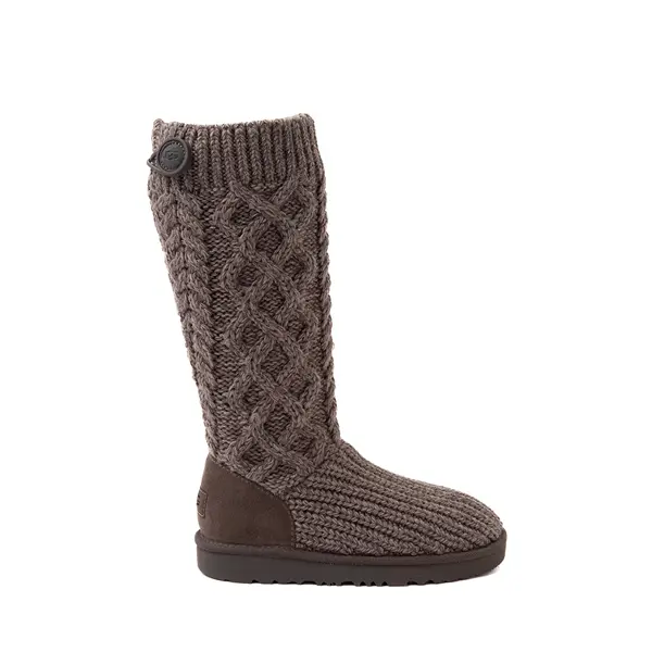 

Ботинки UGG Classic Cardi Cabled Knit Boot, серый