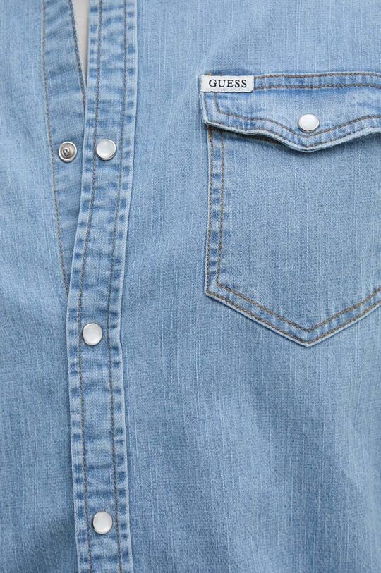 

Джинсовая рубашка Guess, синий