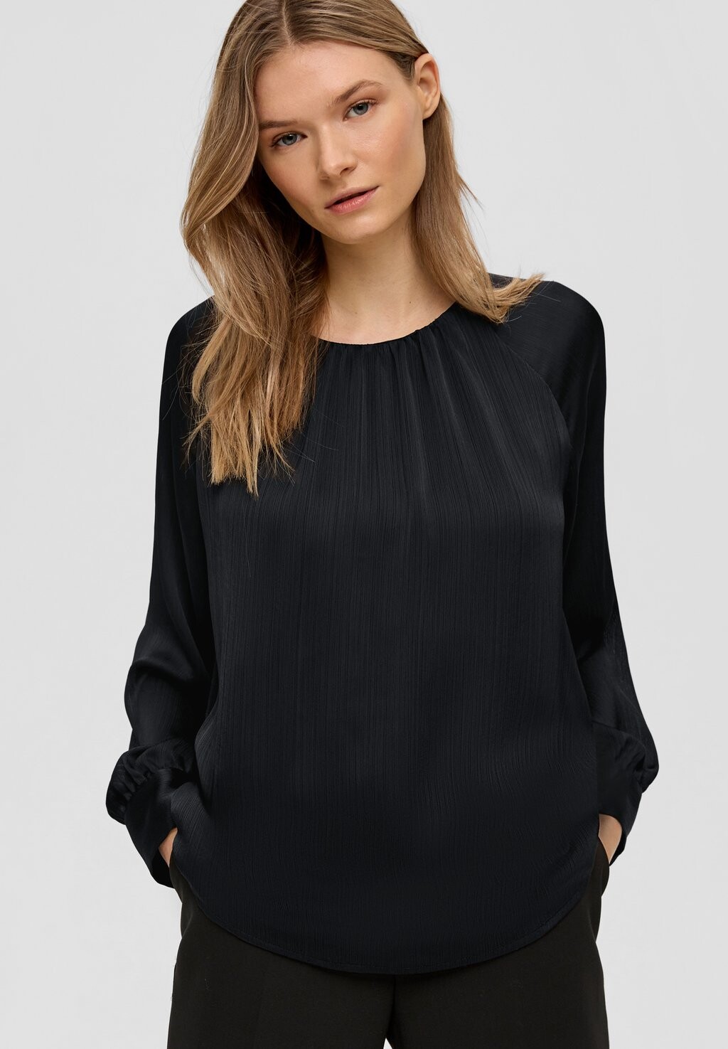 

Блузка s.Oliver BLACK LABEL, цвет schwarz