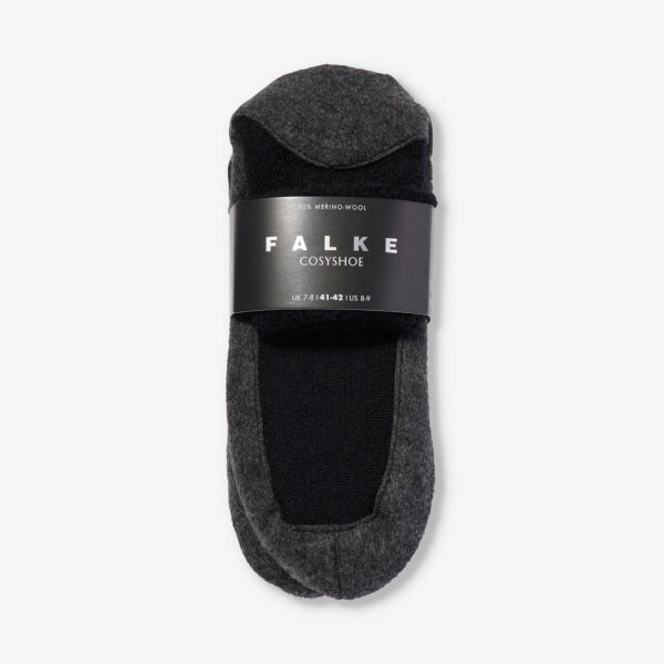 

Носки-тапочки Cosyshoe из смесовой шерсти Falke, черный