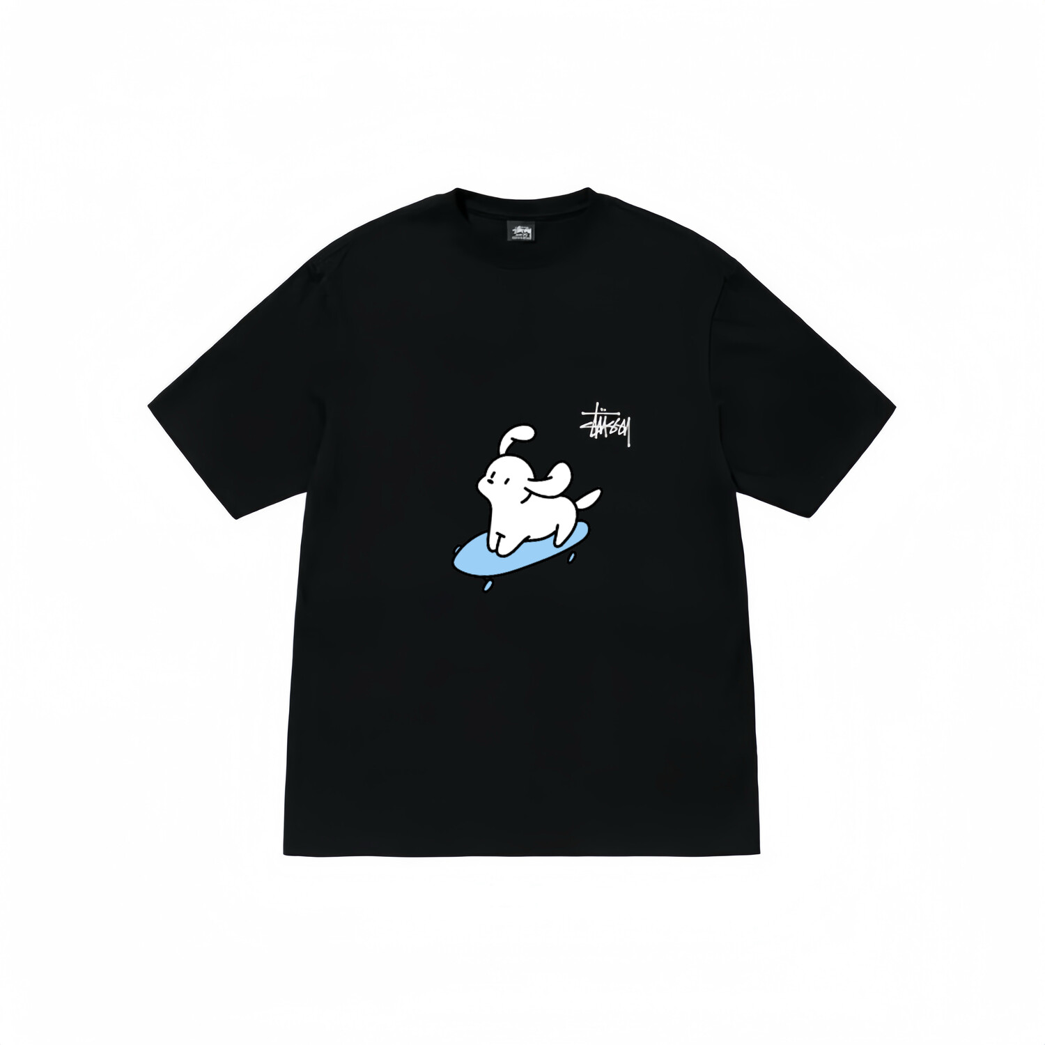 

Футболка унисекс черная Stussy, черный