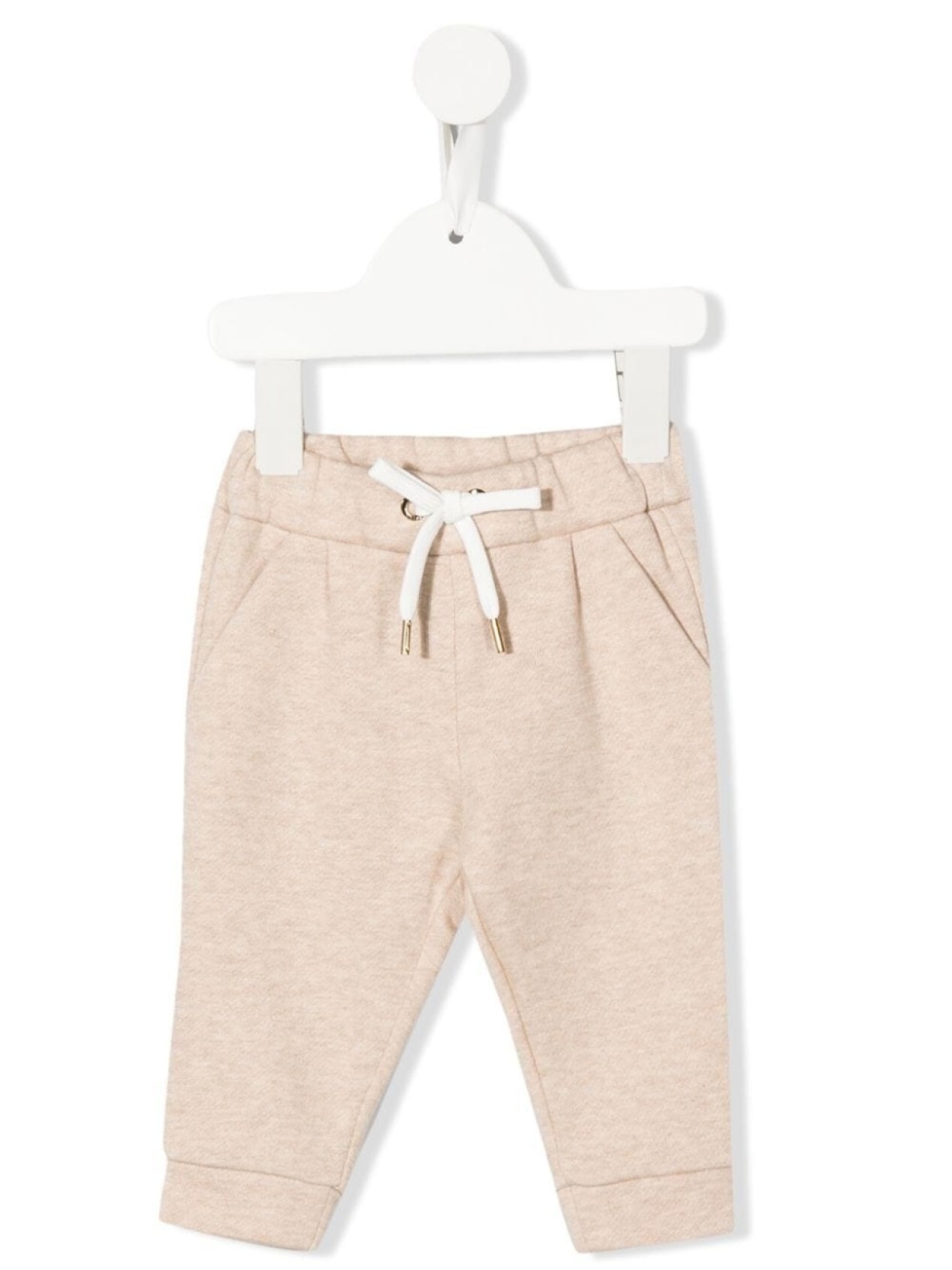 

Chloé Kids брюки с кулиской, нейтральный цвет