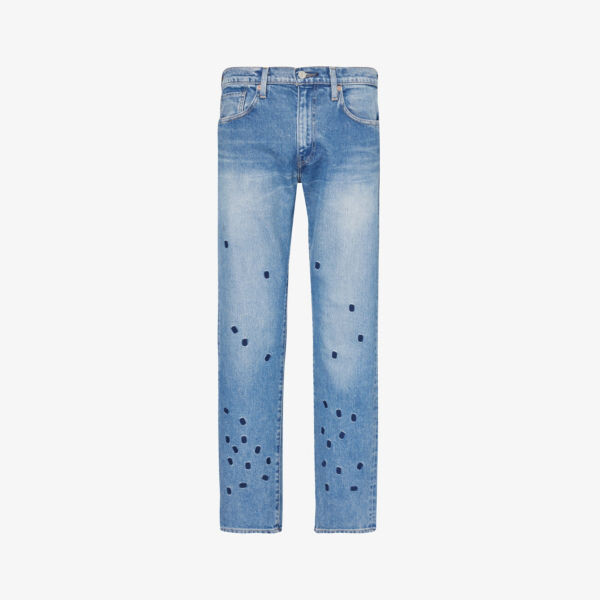 

Зауженные джинсы 502 из эластичного денима Levis, цвет dotto