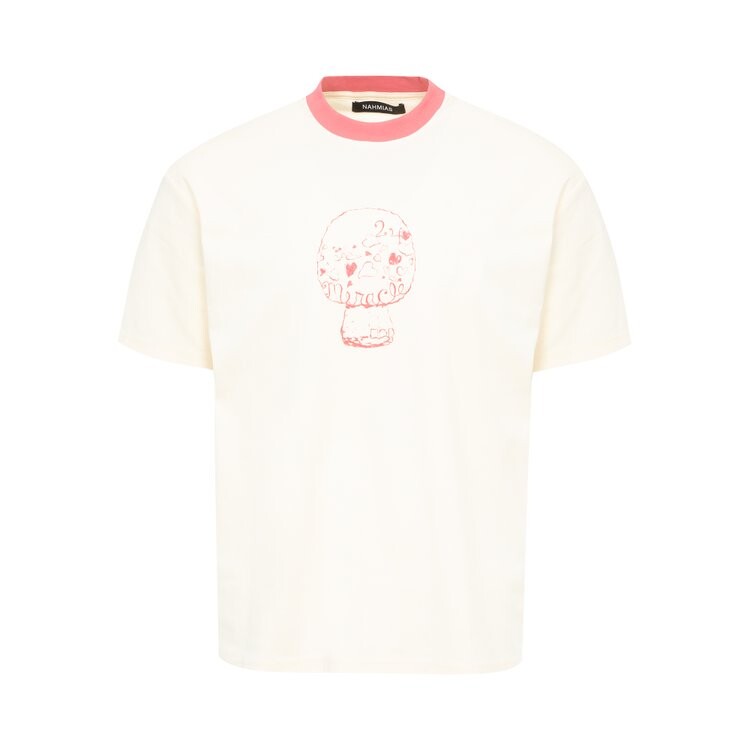 

Футболка Nahmias Mushroom Ringer 'Antique White', белый