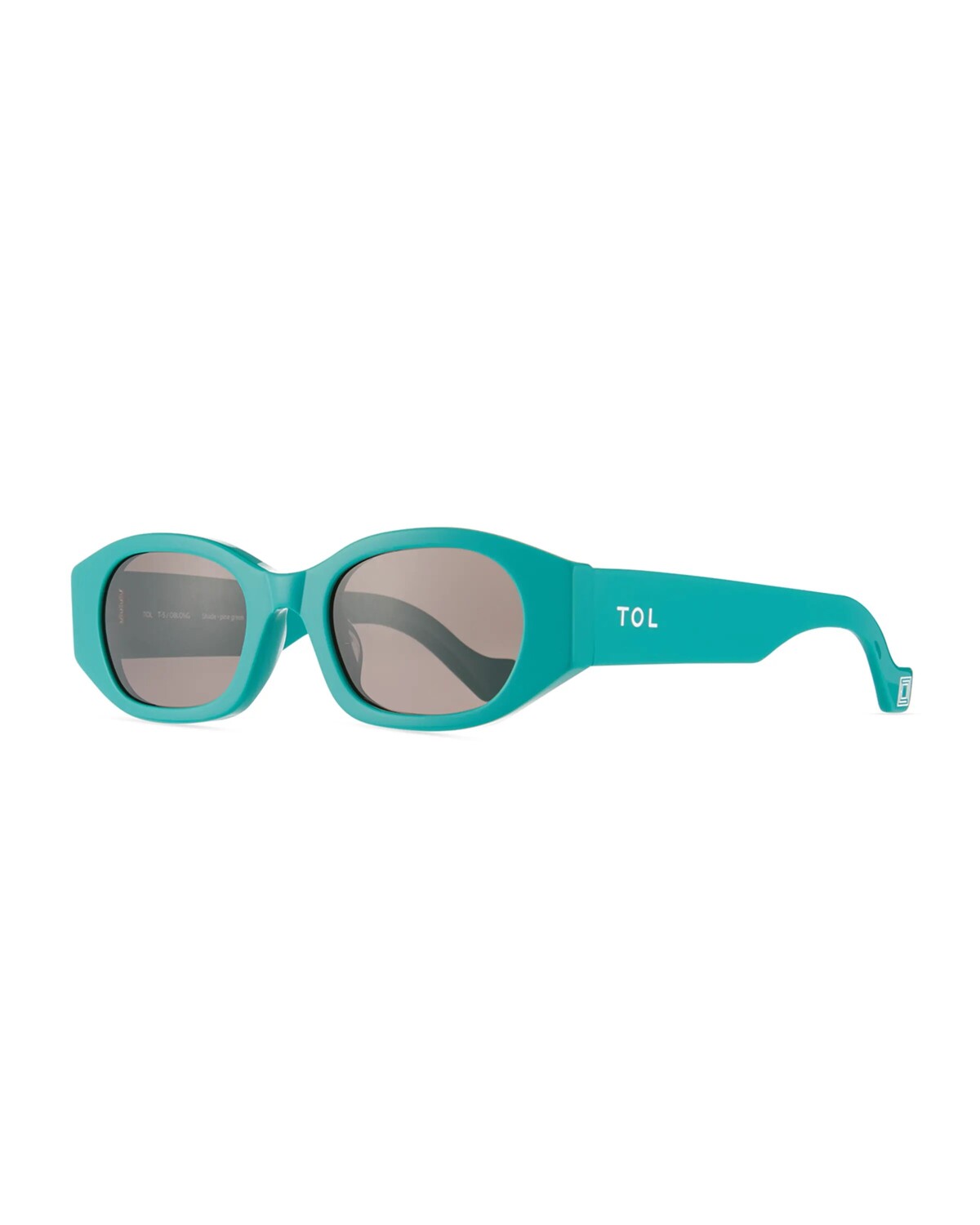 

Продолговатые овальные солнцезащитные очки Tol Eyewear, цвет Forest