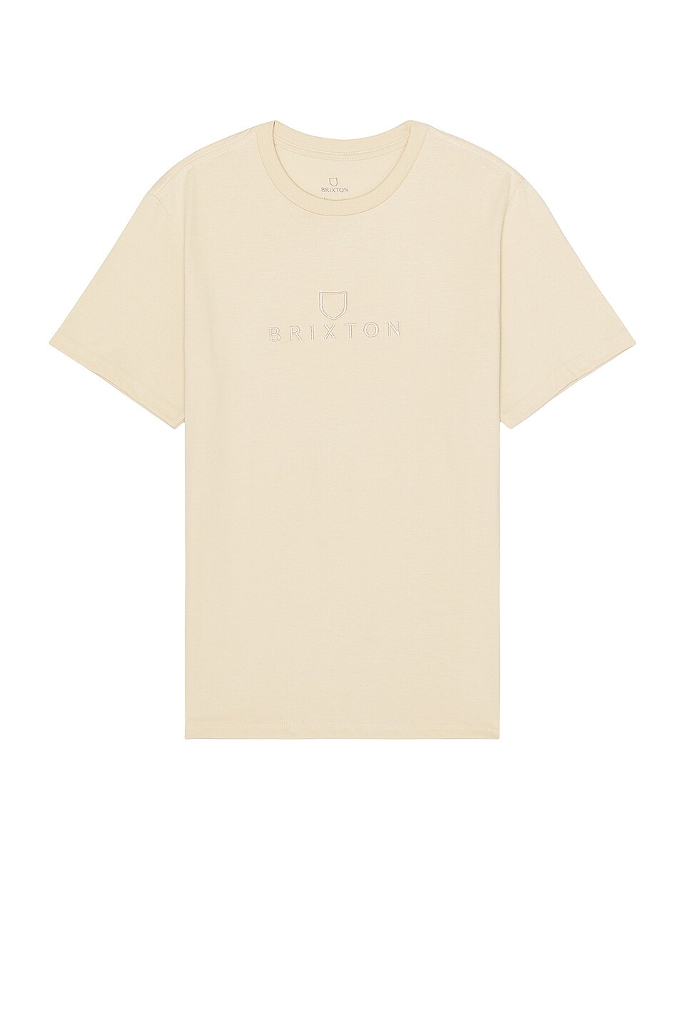 

Футболка Brixton Alpha Thread Short Sleeve Standard, цвет Cream & Sand
