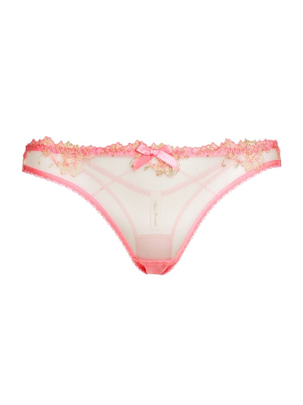

Сетчатые трусы Tessy с ремешками Agent Provocateur, розовый