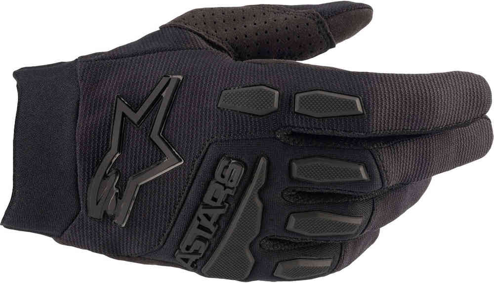 Полнопроходные перчатки для мотокросса Alpinestars, черный/черный ерш bore tech пуховка к 10мм 45 btmb 40450 bore tech btmb 40450